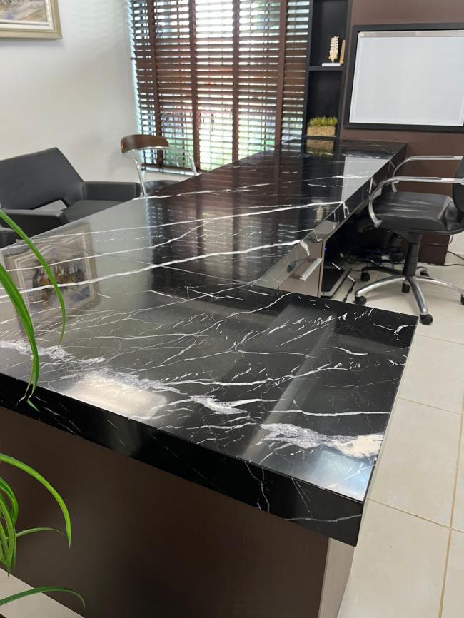 Bancada em M�rmore Nero Marquina 